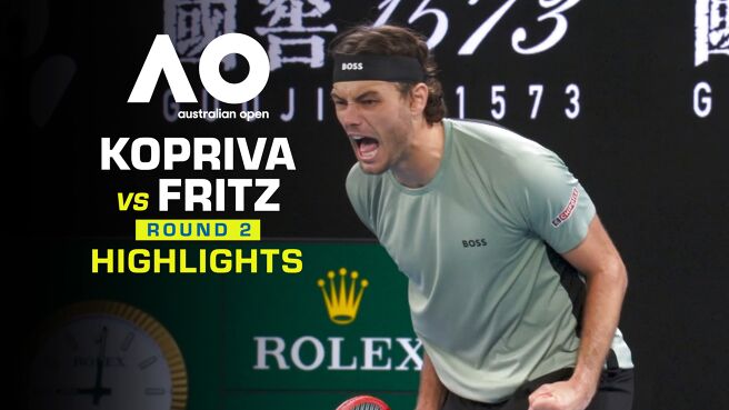Vit Kopriva vs Taylor Fritz - Highlights - 22 Jan 2026  on Sony LIV