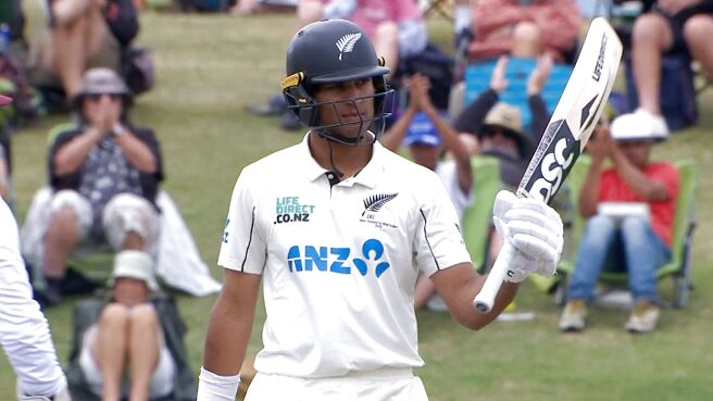 Rachin Ravindra Leads The Hosts To 575 on Sony LIV