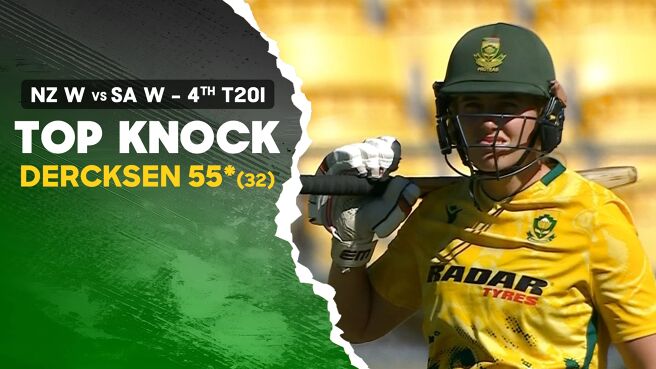 Dercksen’s Dazzling 55 Steals The Show on Sony LIV