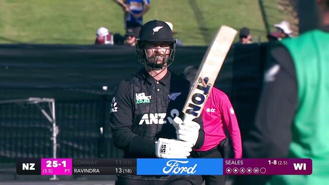 Wicket! Conway Miscues His Shot, Hands An Easy Catch To Carty on Sony LIV