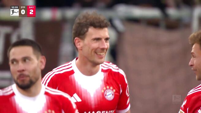 Goal! Goretzka Strikes Perfectly To Double Bayern Advantage on Sony LIV