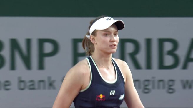 Break Point! Rybakina Starts Strong In Set 2 on Sony LIV