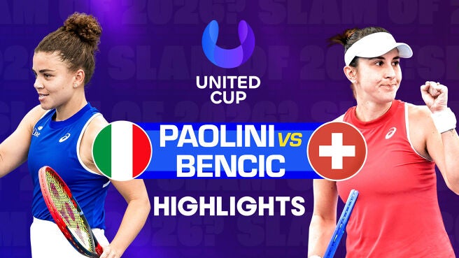 Jasmine Paolini vs Belinda Bencic - Highlights - 4 Jan 2026 on Sony LIV