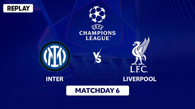 Inter vs Liverpool - Replay - 10 Dec 2025 on Sony LIV