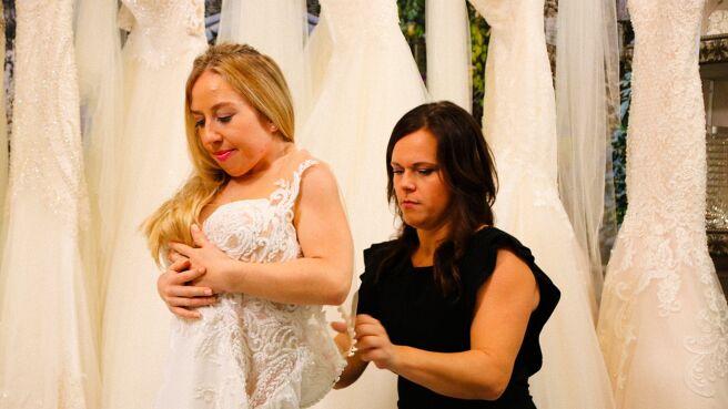 Say Yes To The Dress: Lancashire season 1 episode 10 on Discovery Plus