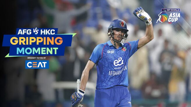 Gripping Moment - Afghanistan vs Hong Kong, China - 9 Sep 2025 on Sony LIV
