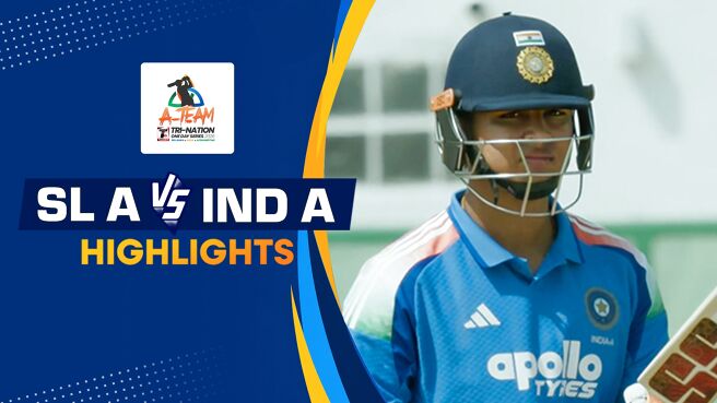 Sri Lanka A vs India A - Highlights - 15 Jun 2026 on Sony LIV
