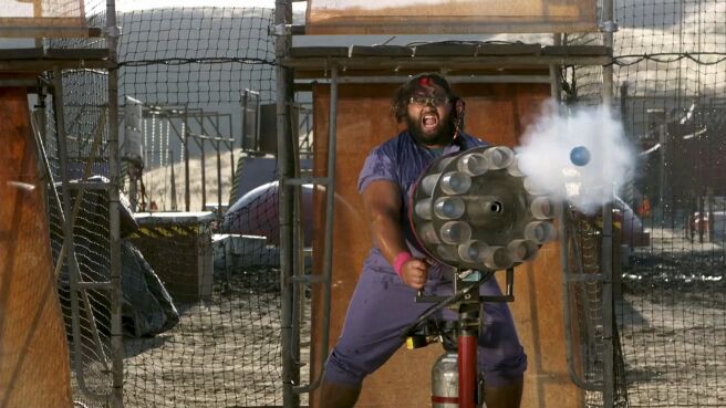 Dodgeball Thunderdome season 1 episode 1 on DiscoveryPlus