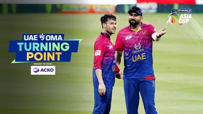Turning Point - United Arab Emirates vs Oman - 15 Sep 2025  on Sony LIV