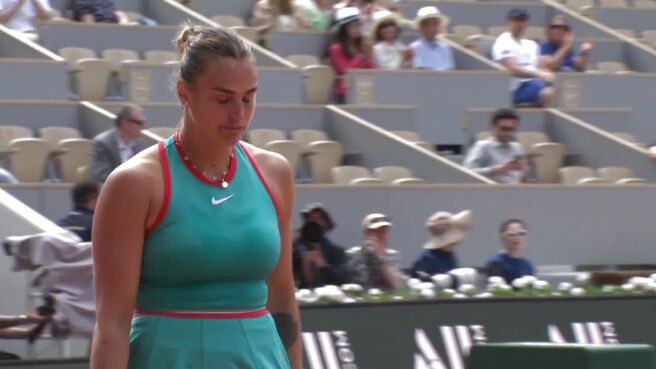 Break Point! Sabalenka Breaks Back To Get On Level Terms on Sony LIV