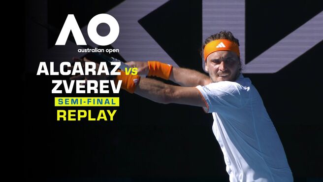 Alcaraz vs Zverev - SF - Replay - 30 Jan 2026 on Sony LIV