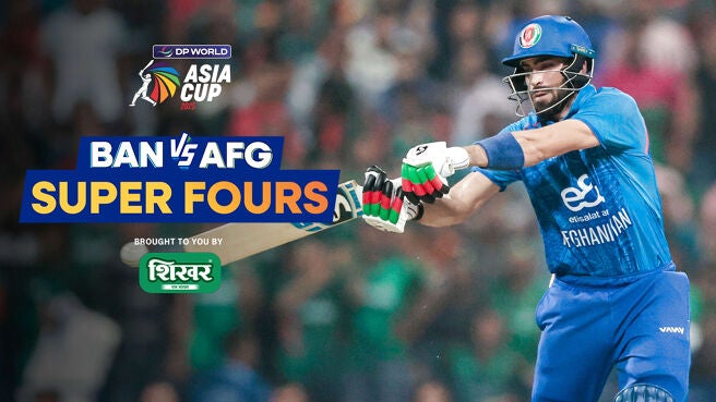 Super Fours - Bangladesh vs Afghanistan - 16 Sep 2025 on Sony LIV