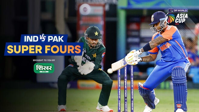 Super Fours - India vs Pakistan - 14 Sep 2025 on Sony LIV