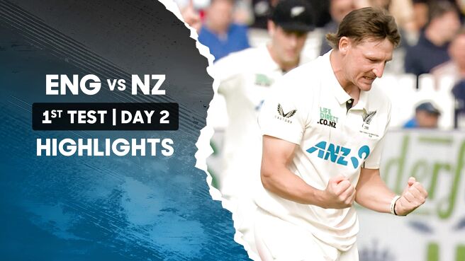 1st Test - Day 2 - Highlights - 5 Jun 2026  on Sony LIV
