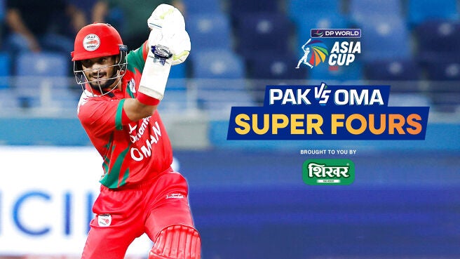 Super Fours - Pakistan vs Oman - 12 Sep 2025 on Sony LIV