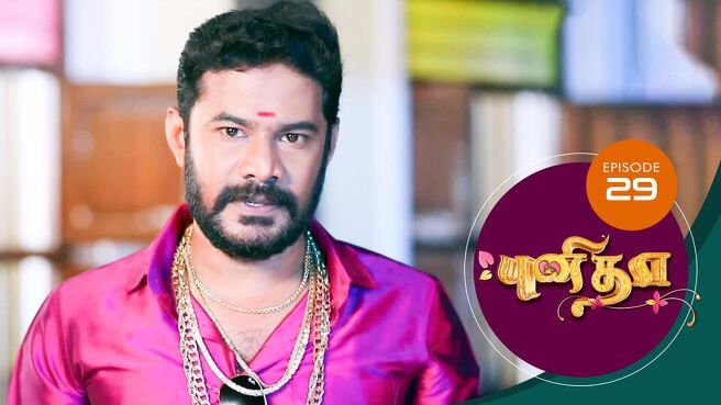 Punitha season 1 episode 29 on Sun NXT