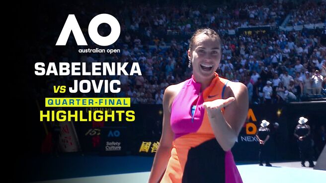Sabalenka vs Jovic - QF - Highlights - 27 Jan 2026 on Sony LIV