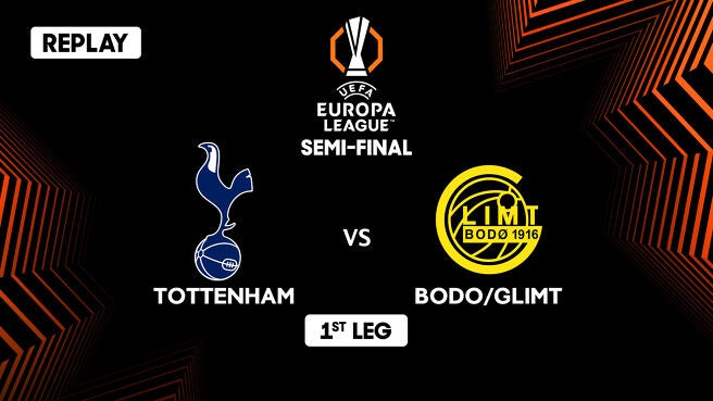 Tottenham Hotspur vs Bodo/Glimt - Semi-Final - 1st Leg - Replay - 2 May 2025 on SonyLIV