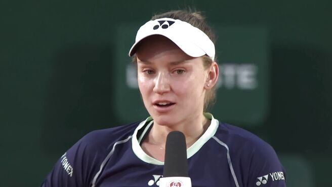 Rybakina: I Want To Improve And Go Further In The Draw on Sony LIV