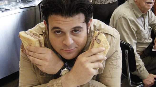 Man v. Food season 1 episode 9 on DiscoveryPlus