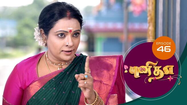 Punitha season 1 episode 46 on Sun NXT