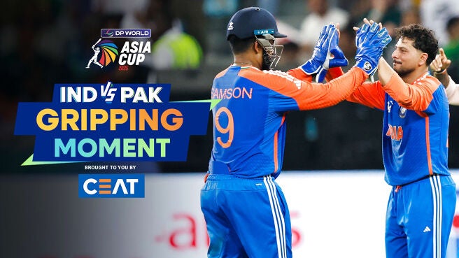 Gripping Moment - India vs Pakistan - 28 Sep 2025  on Sony LIV