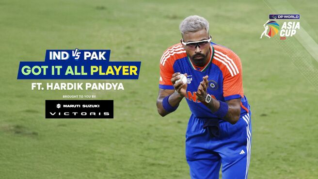 Got It All Player - Hardik Pandya - 14 Sep 2025 on Sony LIV