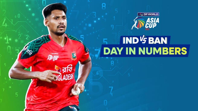 Match Metrics - India vs Bangladesh - Super Four - 24 Sep 2025 on Sony LIV