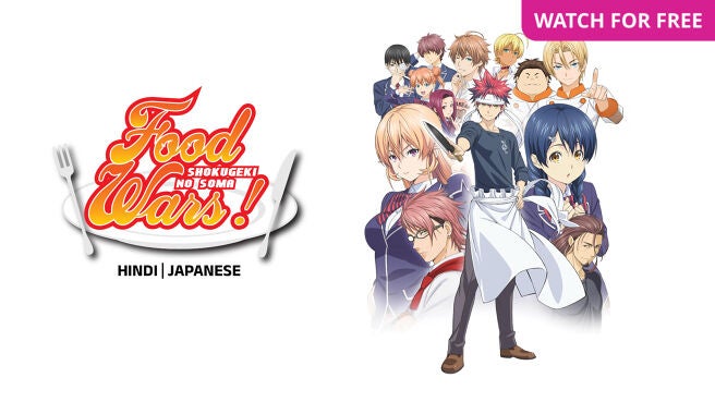 Food Wars:  Shokugeki No Soma on Zee5