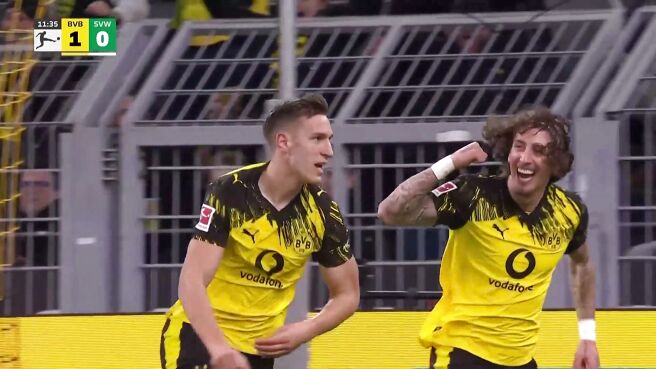Goal! Schlotterbeck Fires Dortmund Ahead With A Precise Header on Sony LIV