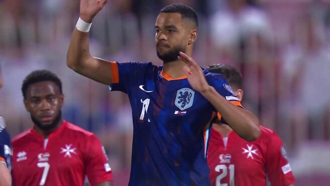 Goal! Gakpo Fires Low And Hard To Open The Scoring on Sony LIV
