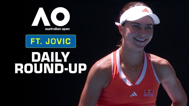 Putintseva vs Jovic - Round 4 - Highlights - 25 Jan 2026 on Sony LIV