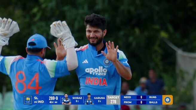 Wicket! India A Snatch Victory After A Dramatic Collapse From SL A on Sony LIV