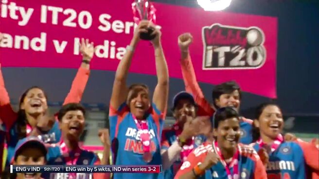 India Clinch The Series 3-2 After England's Consolation Victory on Sony LIV