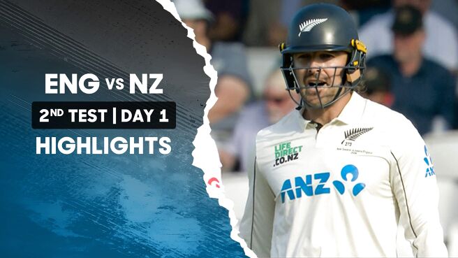 Day 1 - 2nd Test - Highlights - 17 Jun 2026  on Sony LIV