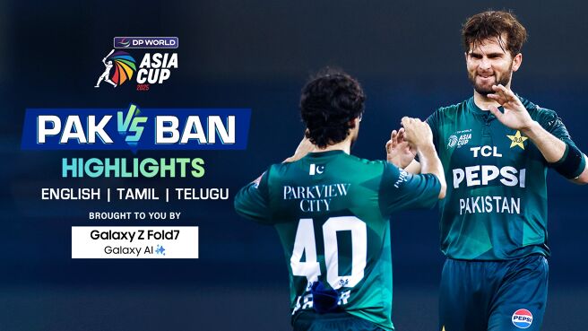 Pakistan vs Bangladesh - Super Four - Highlights - 25 Sep 2025 on Sony LIV