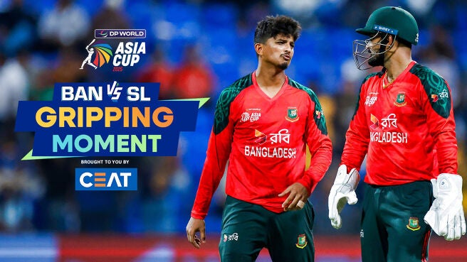 Gripping Moment - Bangladesh vs Sri Lanka - 13 Sep 2025  on Sony LIV