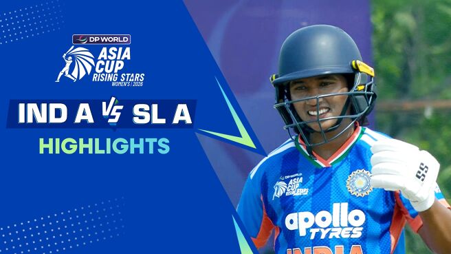 India A Women vs Sri Lanka A Women - SF - Highlights - 20 Feb 2026 on Sony LIV