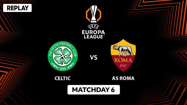 Celtic vs AS Roma - Replay - 12 Dec 2025 on Sony LIV