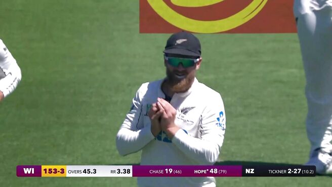 Wicket! Tickner Picks His Third, Hope Departs To An Easy Grab on Sony LIV