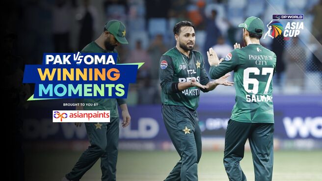 Winning Moment - Pakistan vs Oman - 12 Sep 2025 on Sony LIV