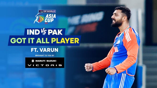 Got It All Player - Varun Chakravarthy - 28 Sep 2025 on Sony LIV