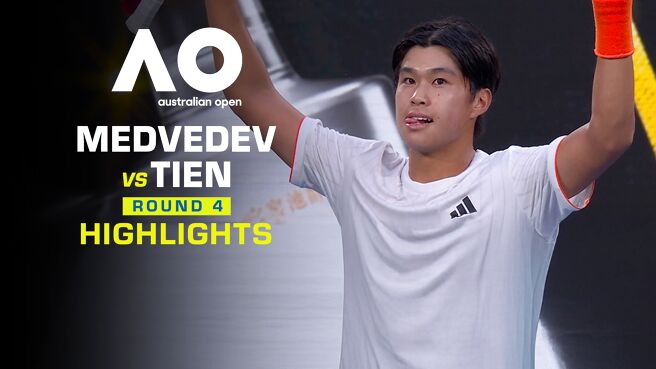 Medvedev vs Tien - Highlights - 25 Jan 2026 on Sony LIV