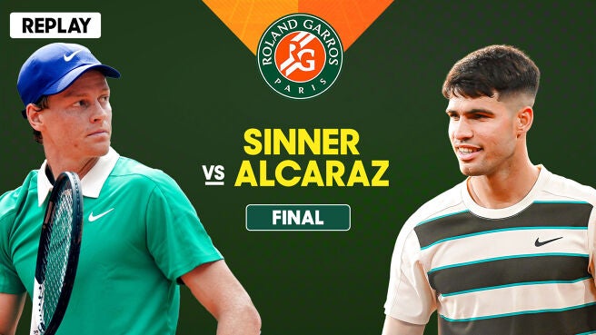 Full Match - Sinner vs Alcaraz - Final - 8 Jun 2025 on Sony LIV