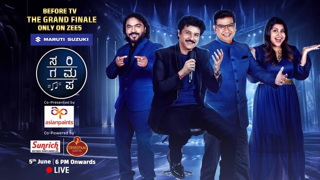 ZEE Kannada SaReGaMaPa Grand Finale Live season 1 episode 2 on Zee5