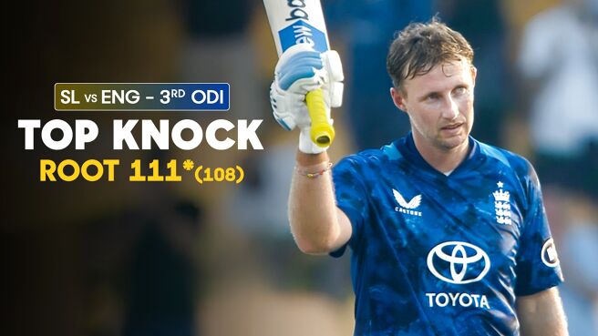 Joe Root Displays Class With An Unbeaten 111 on Sony LIV