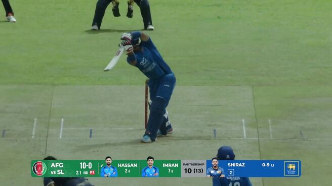 Four! Eisakhil Targets Shiraz With Two Cracking Boundaries on Sony LIV