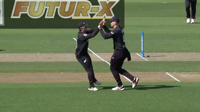 Wicket! Bracewell Takes A Comfortable Catch To Dismiss Chase on Sony LIV