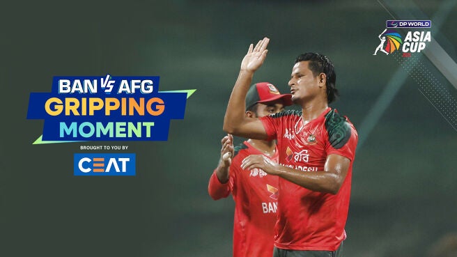 Gripping Moment - Bangladesh vs Afghanistan - 16 Sep 2025  on Sony LIV