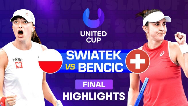 Iga Swiatek vs Belinda Bencic - Highlights - 11 Jan 2026  on Sony LIV